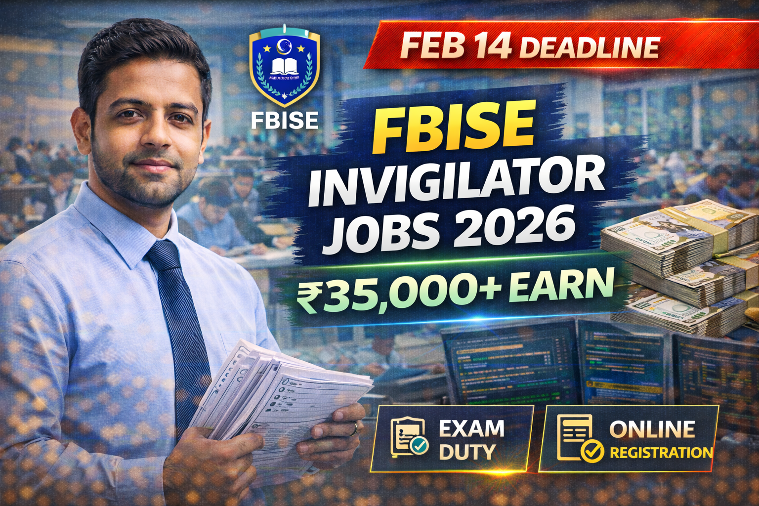 FBISE Invigilator Jobs 2026