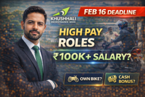 Khushhali Bank Jobs 2026