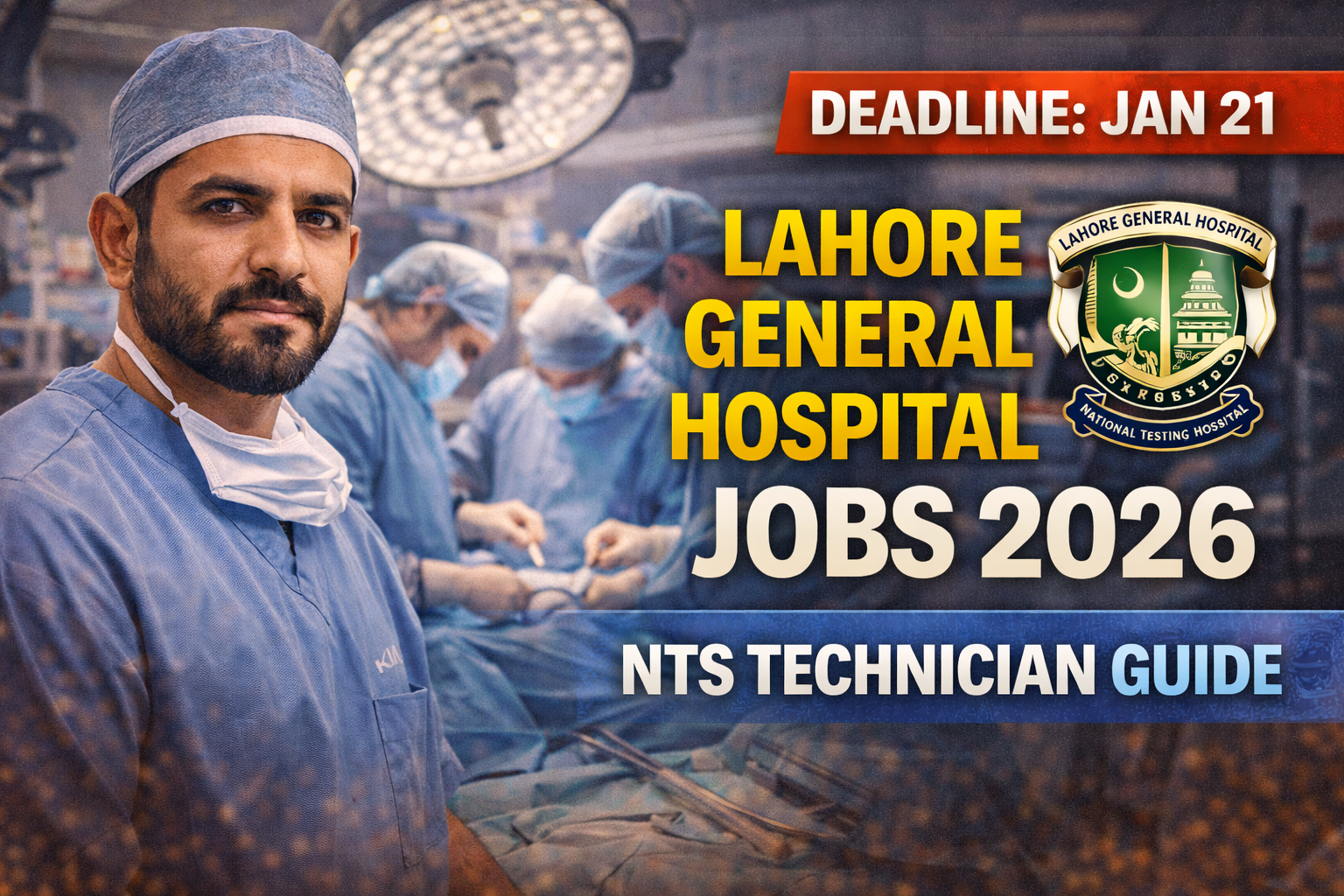 Lahore General Hospital Jobs 2026