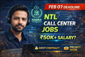 Latest NADRA Technologies (NTL) Call Agent Jobs 2026