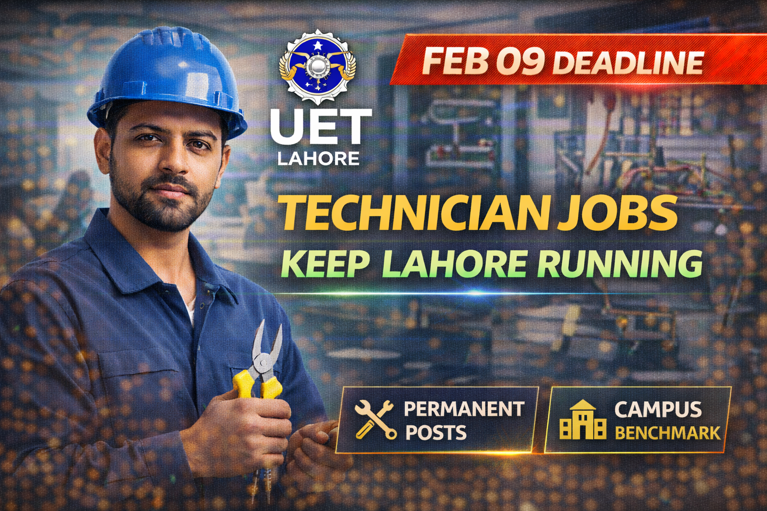 UET Lahore Jobs 2026