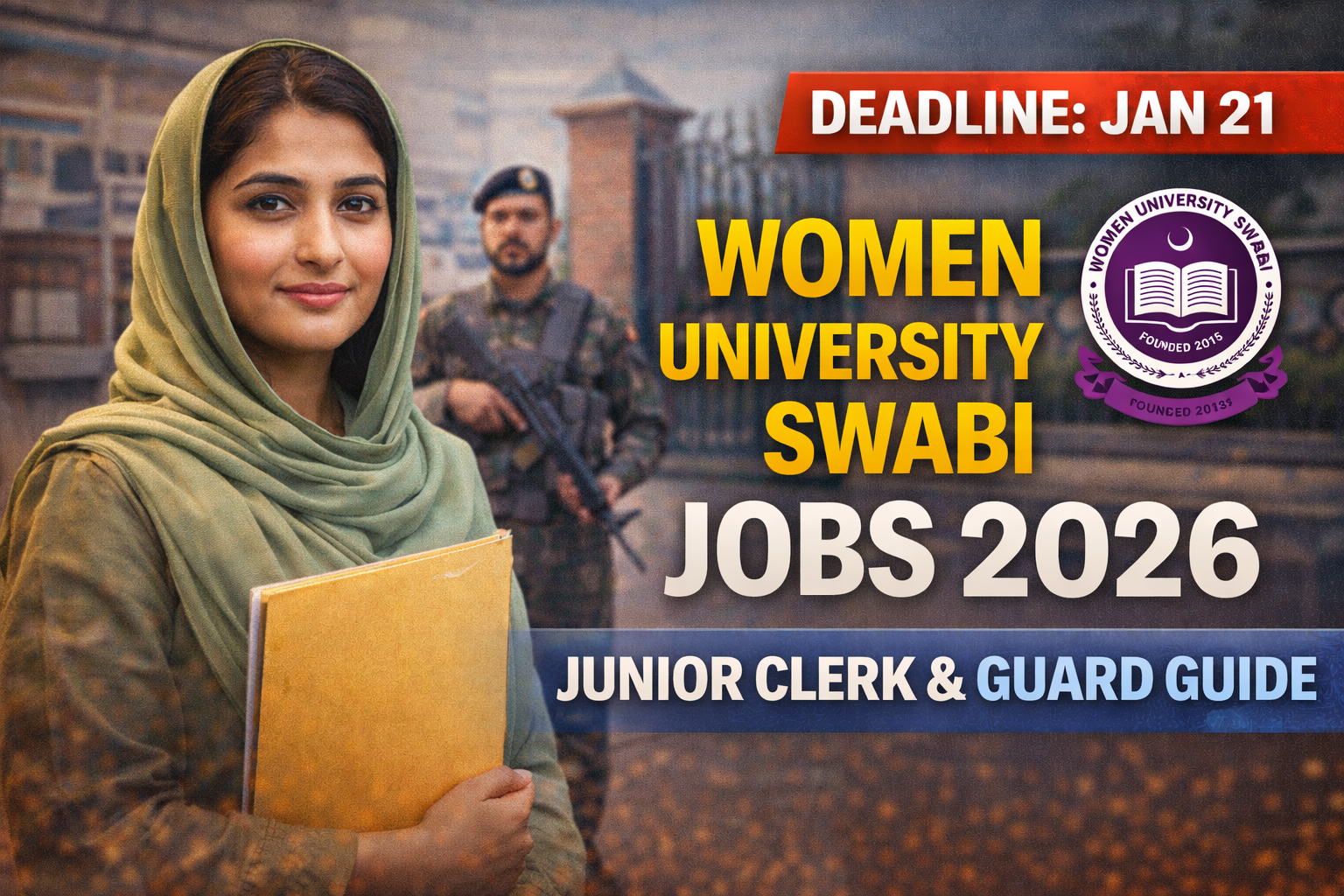 Women University Swabi Jobs 2026