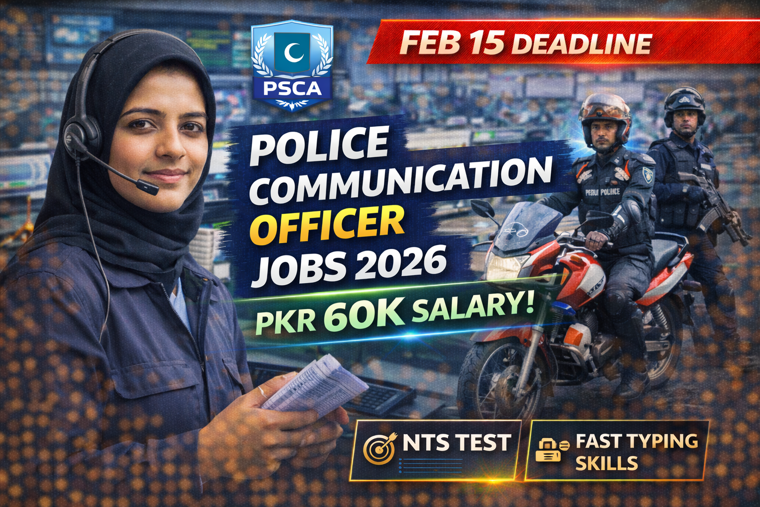 PSCA Police Communication Officer Jobs 2026